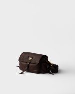 Medium Prada Explore nappa leather shoulder bag with flap - Image 2